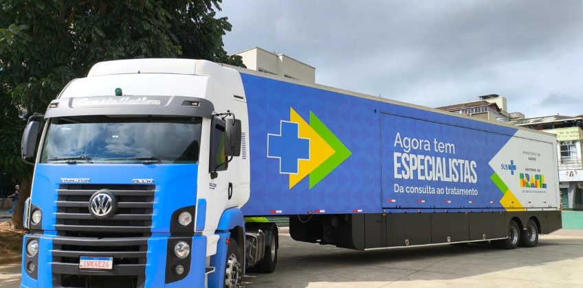 Barra do Piraí recebe carreta de tomografia e exames de imagem do programa Agora Tem Especialistas 